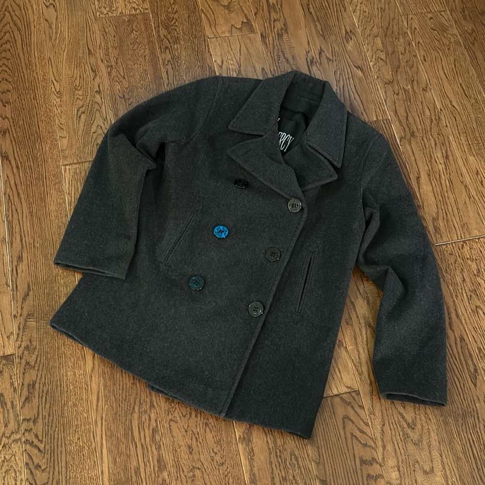 J Percy double breasted wool coat
